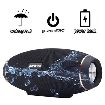 

H20 30W Wireless Portable Bluetooth Speaker Waterproof Stereo Column 10W H27 Radio Soundbar Outdoor Boombox Bass Subwoofer Phone