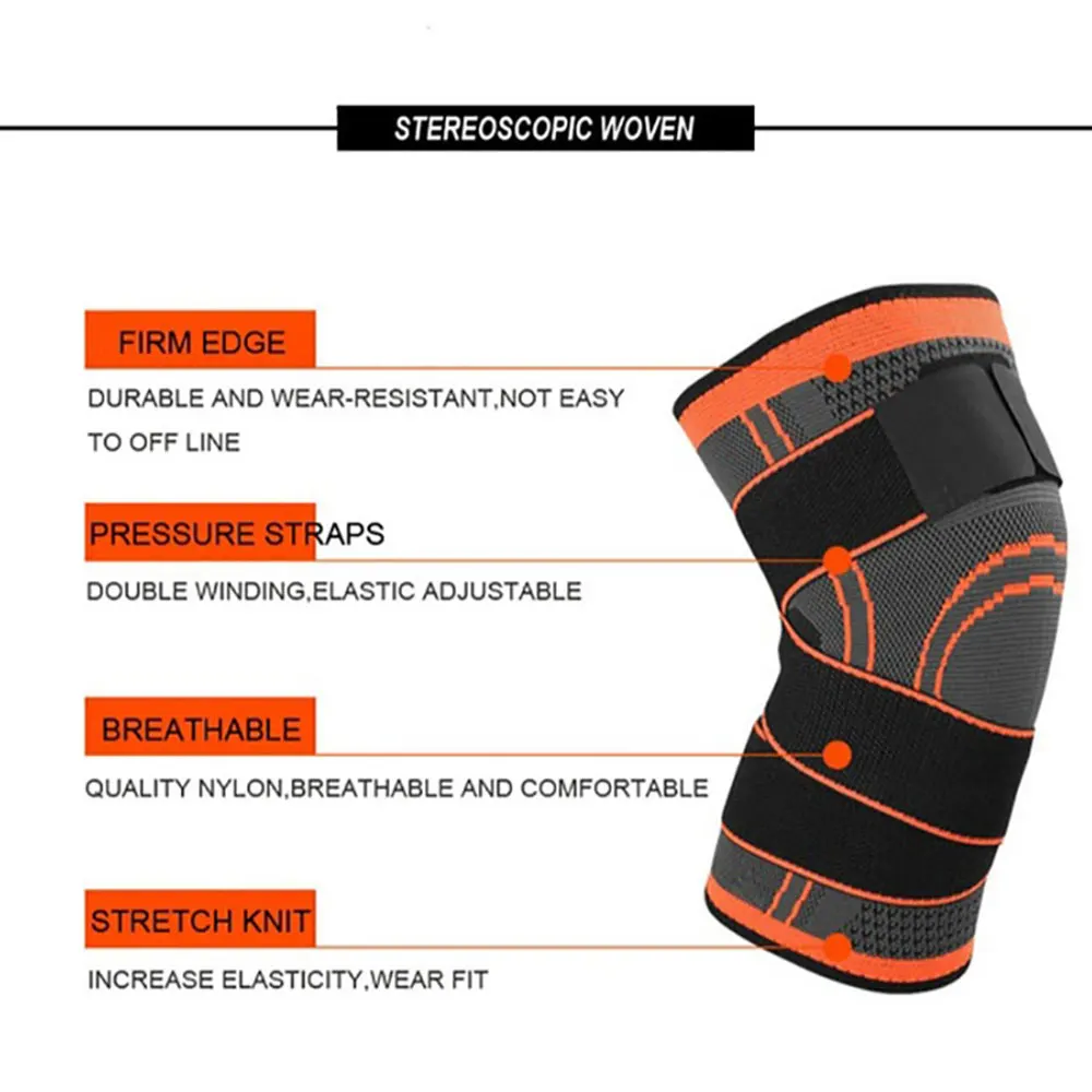 Компрессионный нейлоновый наколенник 3 цвета прочный 27 см силиконовый мягкий наколенник эластичный фитнес для верховой езды