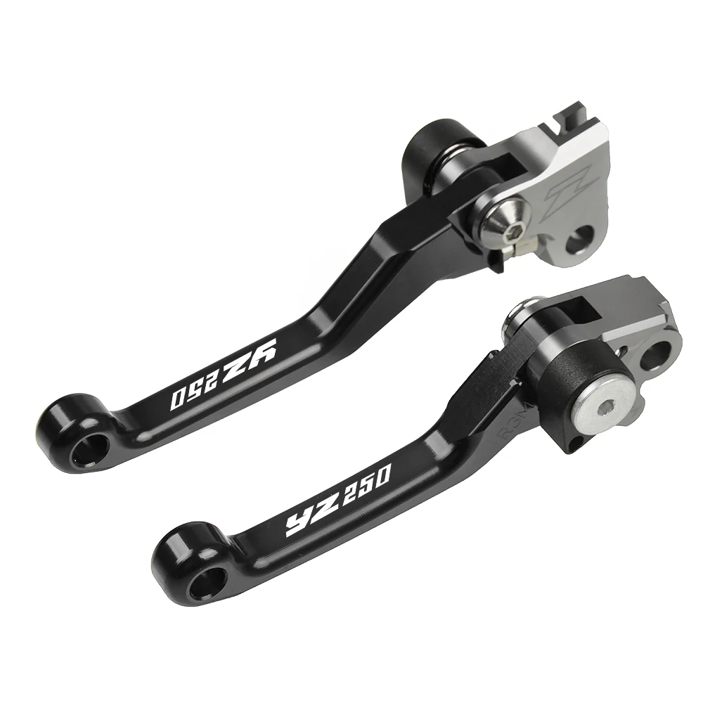 Для Yamaha YZ250 2008- 2009 2010 2011 2012 Мотокросс ЧПУ Алюминий грязи питбайк поворотной ручки тормозной рычаг, сцепление рычаги - Цвет: Black