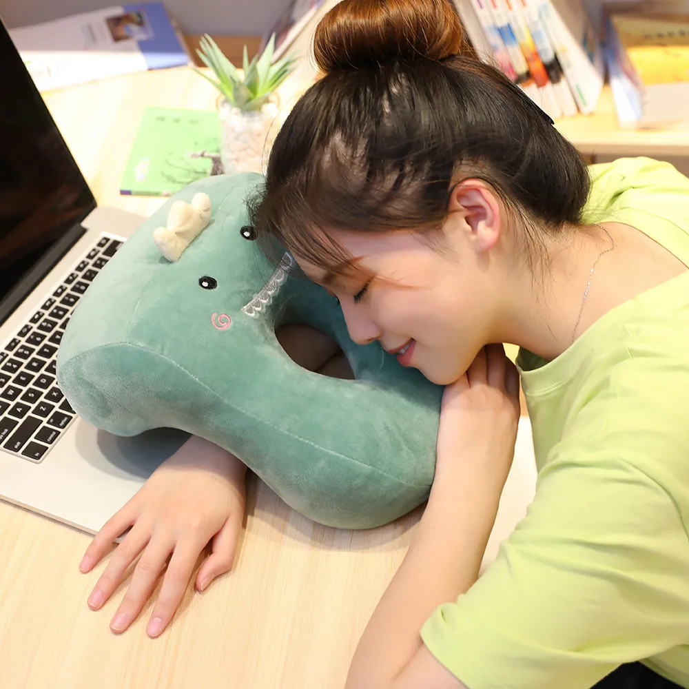 

Perforated Napping Pillow Young STUDENT'S Lunch Break pa zhen Children Pashui Pillow Noon Office Lunch Break Can Add Logo