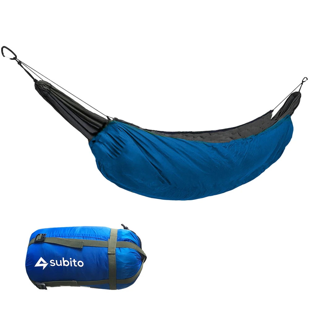 Outddor Sleeping Bag Portable Hammock Underquilt Thermal Under Blanket Insulation Accessory for Camping | Спорт и развлечения