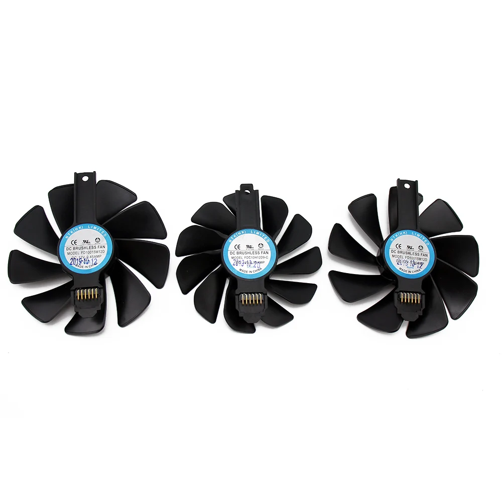 6Pin RX 5700XT 8GB NITRO + FDC10H12D9 C FD10015M12D охлаждающий вентилятор GPU для Sapphire 5700 XT карты