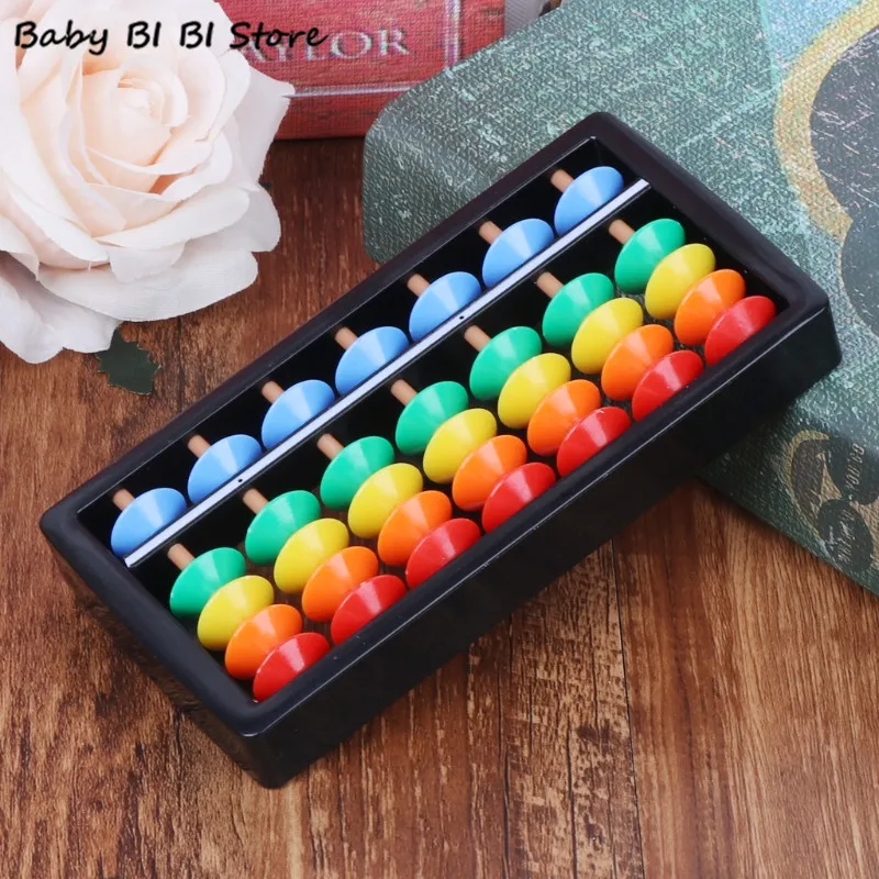 Colorful Abacus Arithmetic Soroban Maths Calculating Tools Educational Toy educational toys math toys