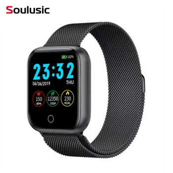

Soulusic i5 IWO Smart Watch Pedometer Multiple Dials Heart Rate Fitness Smartwatch for Android IOS Phone PK B57 P68
