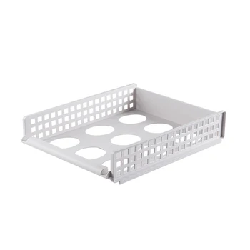 

Stackable Plastic Storage Rack for Clothes Drawer Style Storage Rack for Various Toys Durable _WK