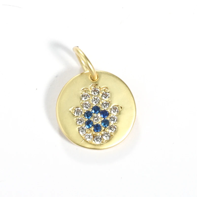 Singreal латунные амулеты матовые бусины ручной формы глаза винтажные металлические