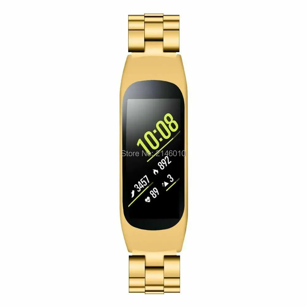 Нержавеющая сталь наручный ремешок для часов Ремешок Браслет для samsung Galaxy Fit-e SM-R375