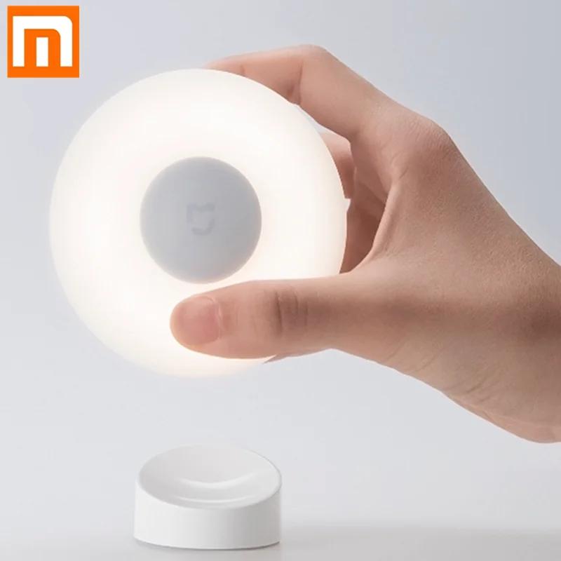 

New Xiaomi Mijia Led Induction Night Light 2 360 Rotating Adjustable Brightness Infrared Smart Motion Sensor With Magnetic Base