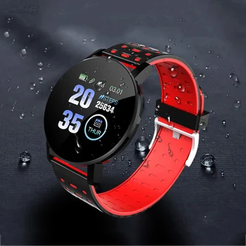 

New 119 Plus Smart Watch Men Ms Sleep Tracker Heart Rate Tracker Sports Fitness Tracker SmartWatch With Alarm Clock PK 116 Plus