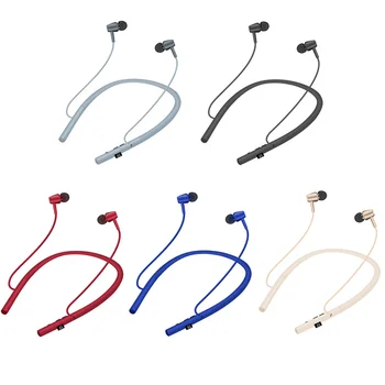 

T23 Bluetooth 5.0 Headset Wireless Magnetic Headphone With Mic Stereo Bass Neckband In-Ear Sporting Earphone Support TF Card AT