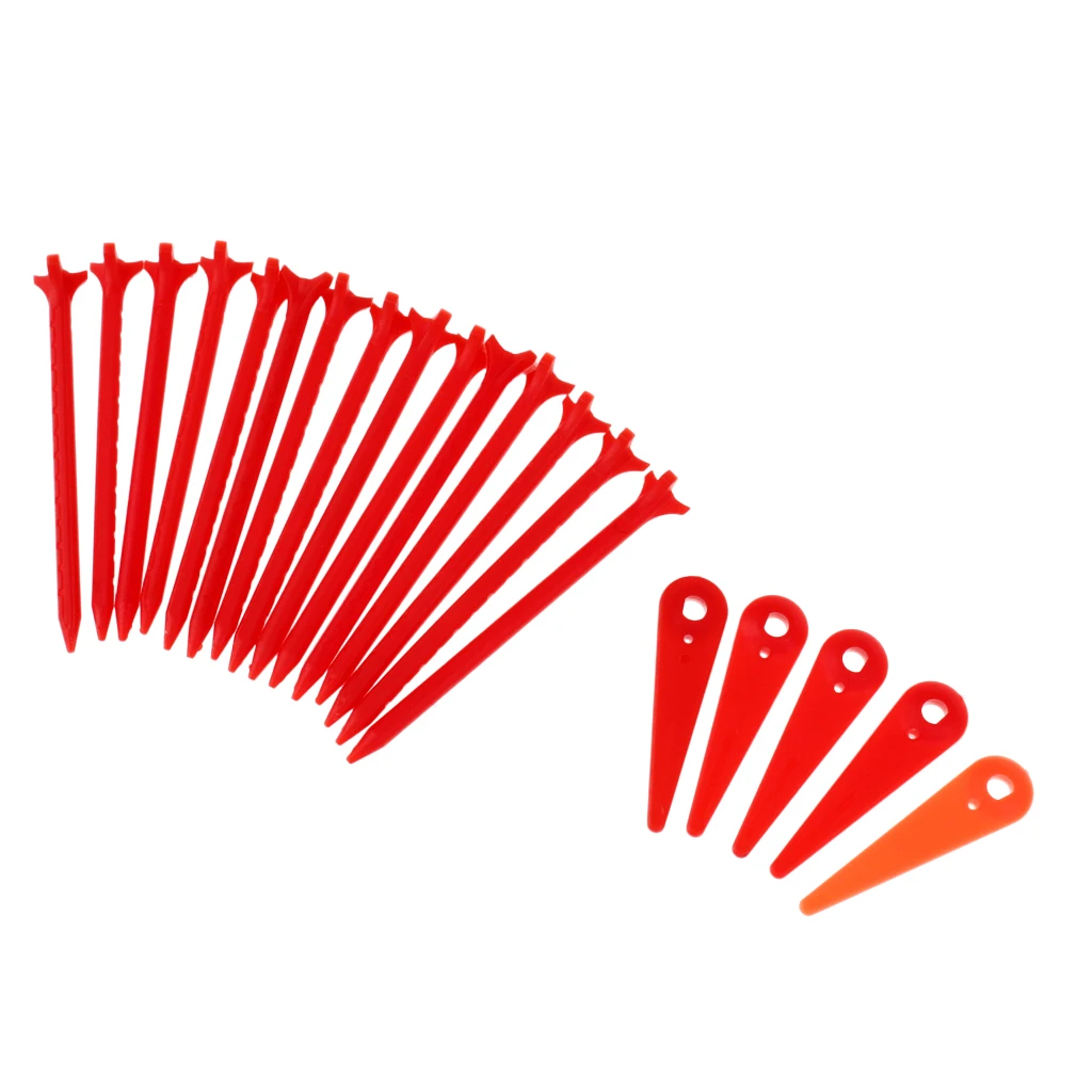 1 Set Golf Tees Plastic Tee Lot with Direction Mark Golf Accessory for Indoor Outdoor Practice