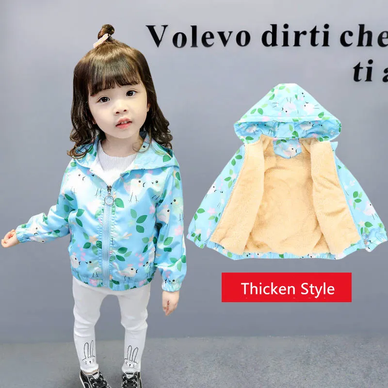 Зимняя куртка с капюшоном для маленьких девочек; теплая хлопковая верхняя одежда с бархатным мехом для маленьких девочек; пальто; От 1 до 9 лет утепленная парка для девочек