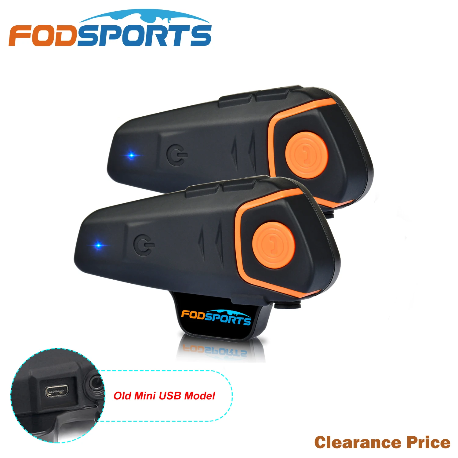 Fodsports BT-S2 Motorcycle Wireless Bluetooth Helmet Intercom Waterproof intercomunicador moto Headset 3 Riders мотошлем |