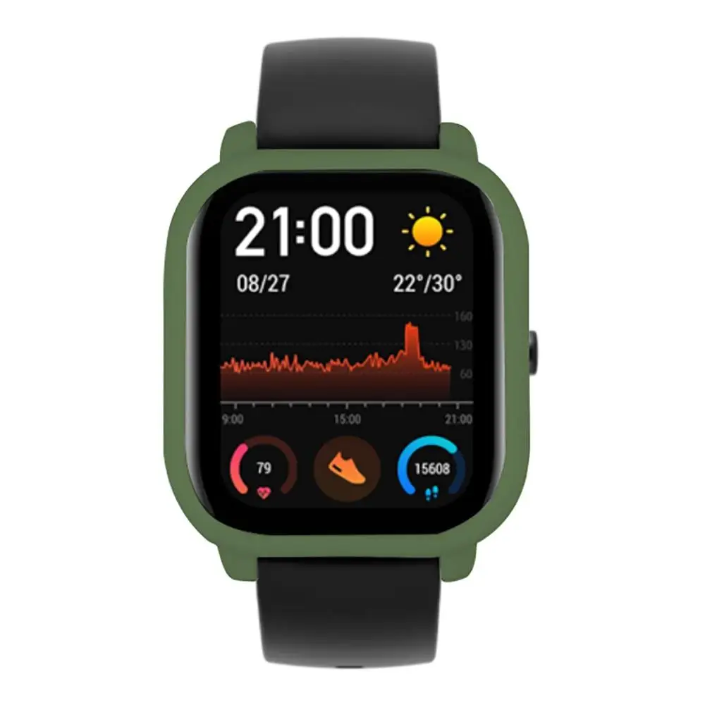 Силиконовый защитный мягкий чехол для Xiaomi Huami Amazfit GTS Smart Watch gps 5ATM водонепроницаемые умные часы
