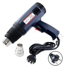 1500 Вт горячий воздух ЕС вилка низкий уровень шума электрическая термовоздуходувка портативная с насадками ремонт Регулируемая температура Сварка ручной