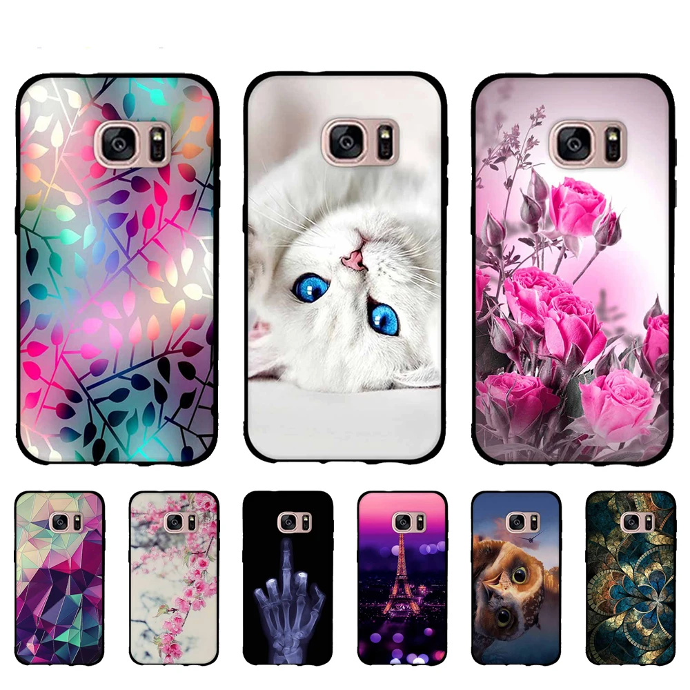 Чехол для Samsung Galaxy S7 G930F 5 1 дюймов мягкий чехол из ТПУ телефона samsung galaxy s7 g930