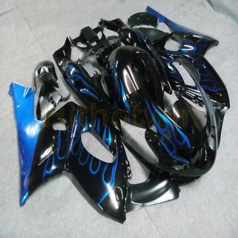 Капот мотоцикла на заказ для YZF600R Thunderent 1997-2007 моторные Обтекатели литья под давлением серебряное пламя
