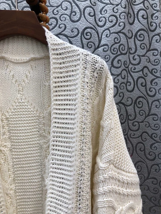 Новинка зимы, женский длинный кардиган с длинными рукавами, 1127