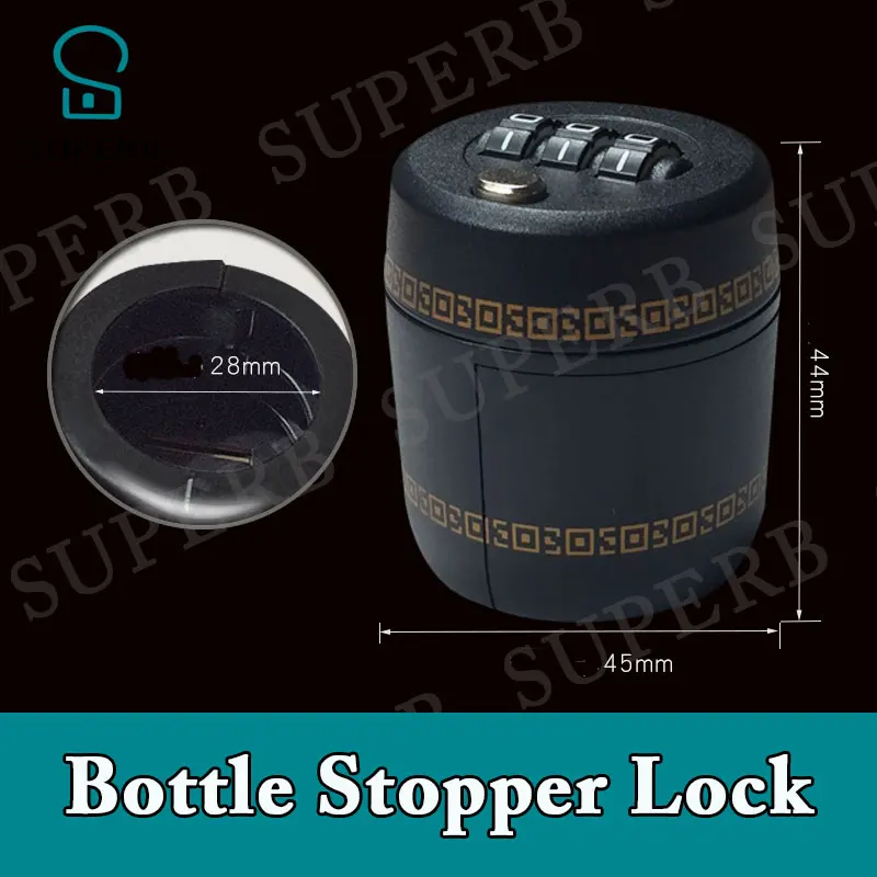 Superb escape room props Bottle Stopper Lock Open to take out the clues in the bottle Real life room escape props Superb