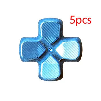 

5pcs Aluminium Directional Button for PS4 Controller for Dualshock 4 Blue