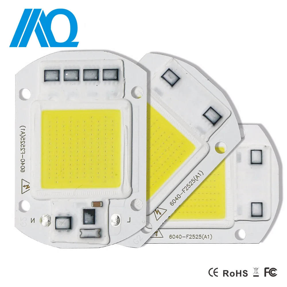 

Smart IC High Power LED Matrix For Projectors 20W 30W 50W 110V 220V DIY Flood Light COB LED Diode Spotlight Outdoor Chip Lamp