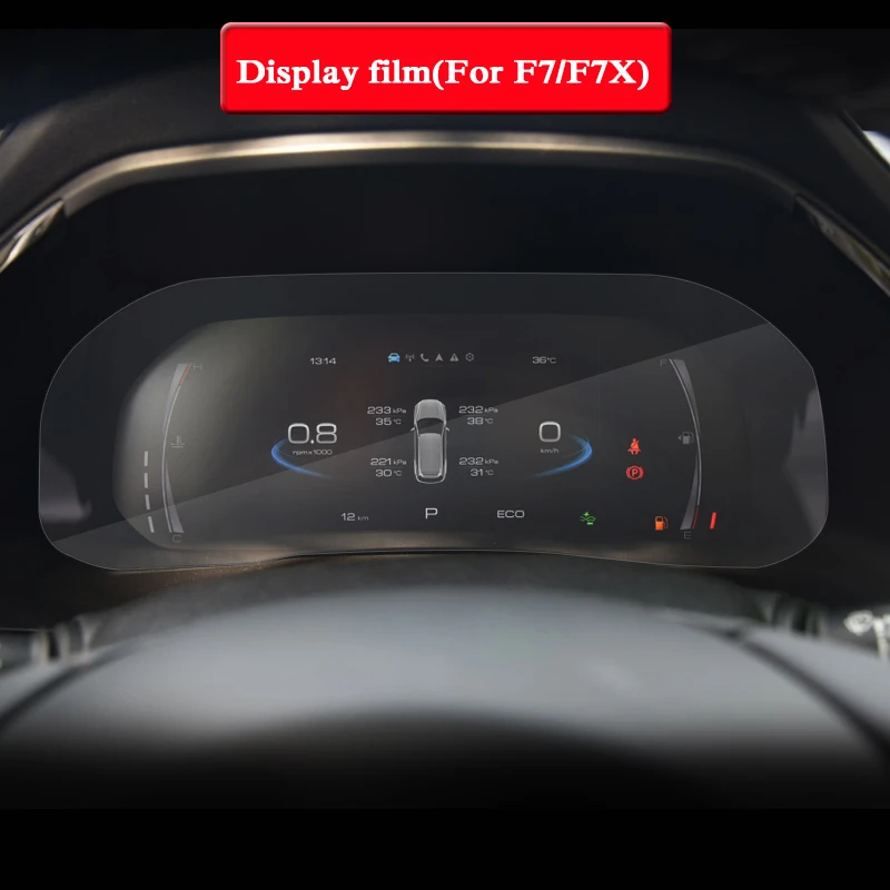Автомобильный Стайлинг gps навигационный экран Стеклянная Защитная пленка для Great Wall Haval F7/F7X- приборная панель ЖК-экран Автомобильная наклейка