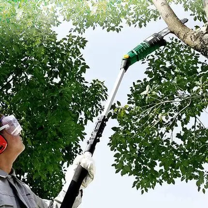 

High Quality Electric High-altitude Chain Saw Telescopic Pruning Shears Fruit Tree Scissors Chainsaw 600W 220v/50HZ 10m/s