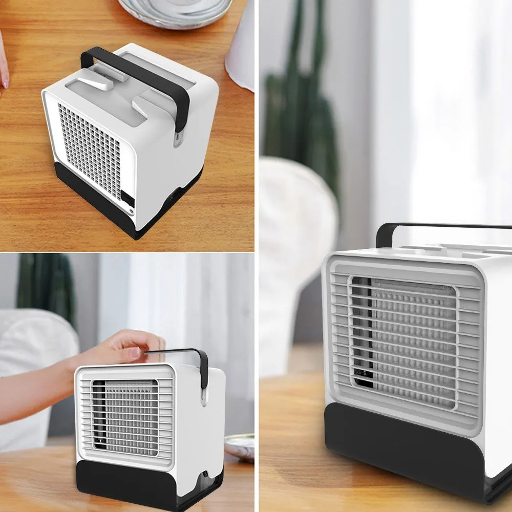 The new mini USB cooler negative ion air conditioning fan office desktop water air conditioning mini fan