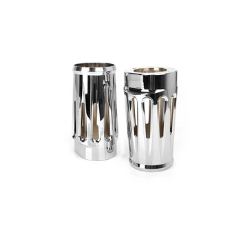 

For Harley Touring Road Glide Street Glide FLHR 1984-2013 Chrome Motorcycle Upper Front Fork Boot Slider Shock Covers