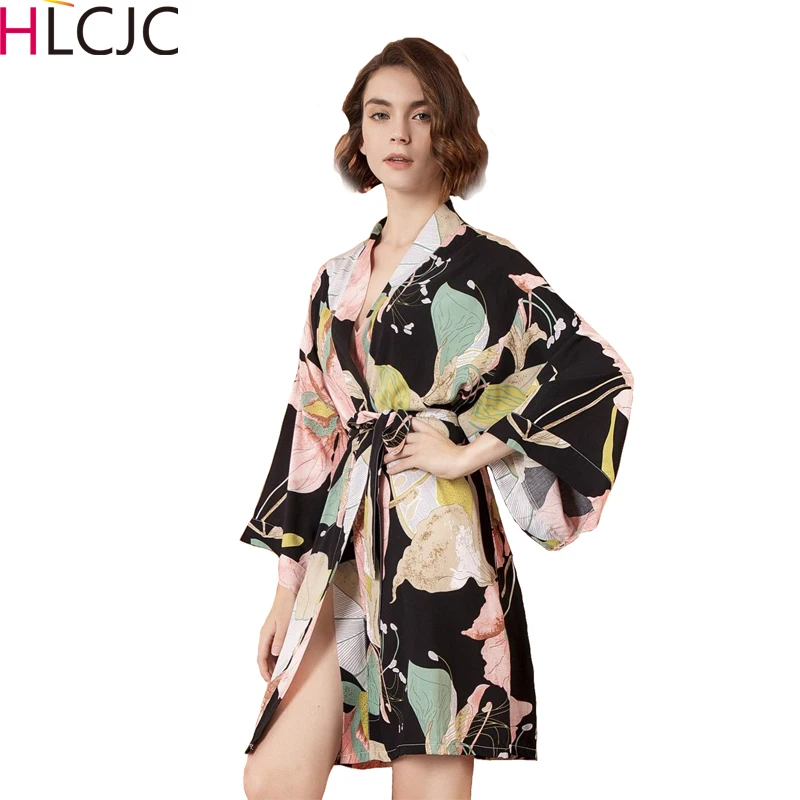 Cotton kimono robe womens Clearance