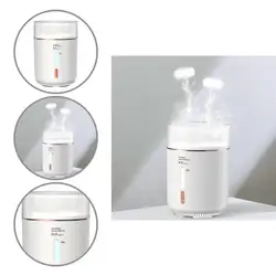 Purificateur de brume blanc pratique, diffuseur d'arôme de méduse à faible bruit, humidificateur 