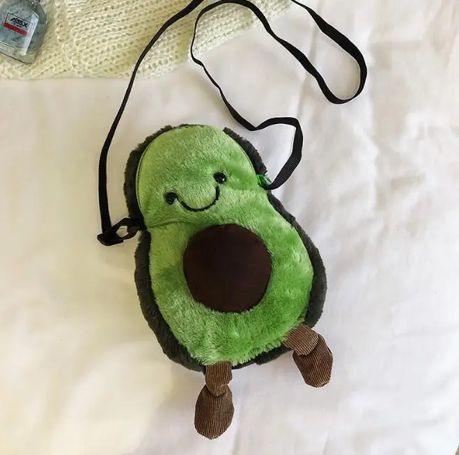 24 см авокадо плюшевые мягкие фрукты мультфильм плюшевые игрушки mulit стиль сумка фрукты сумки игрушки для детей Детский подарок
