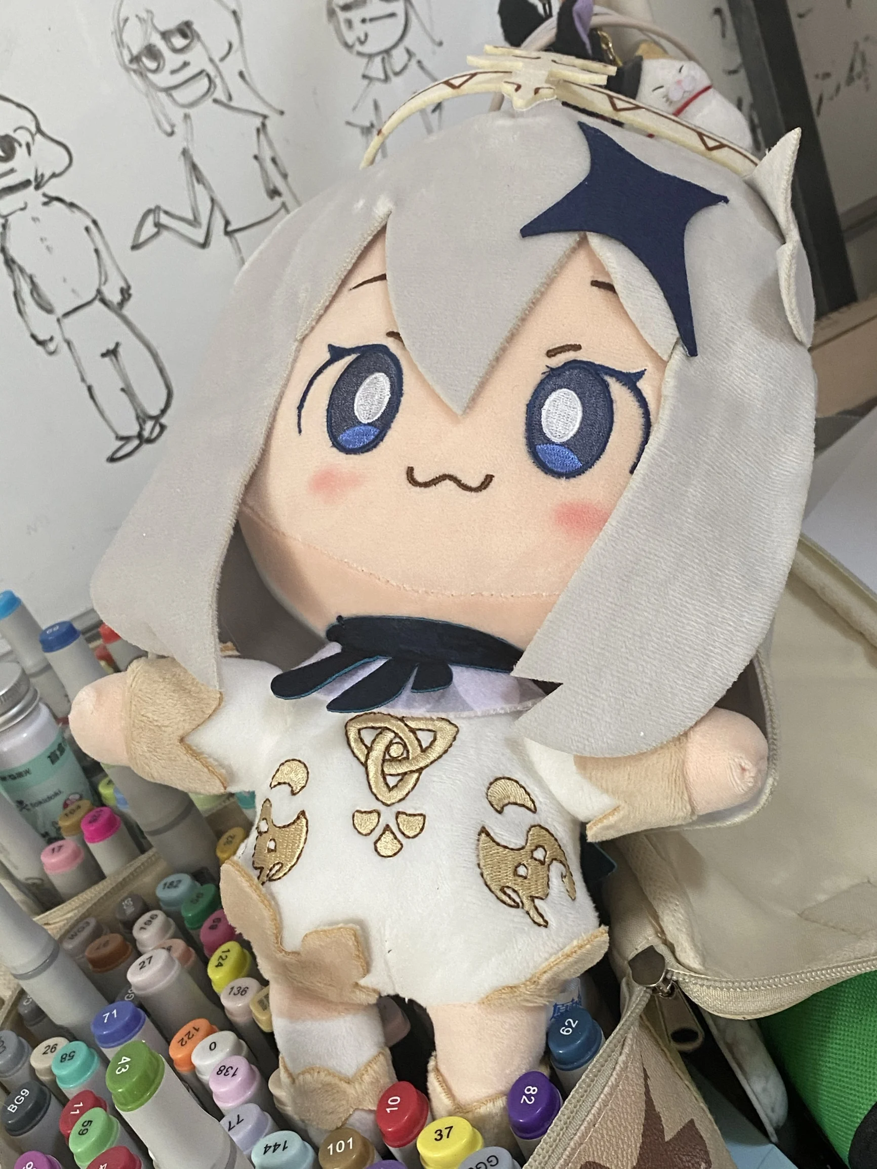 RANMO Game Genshin Impact Paimon Emergency Food Cute Soft Plush Doll Stuffed Toy Pillow Prop Cosplay Anime Xmas Birthday Gift 30cm -Zentai shop online H40d55ee06b0b4d949189317e631cf463P.jpg