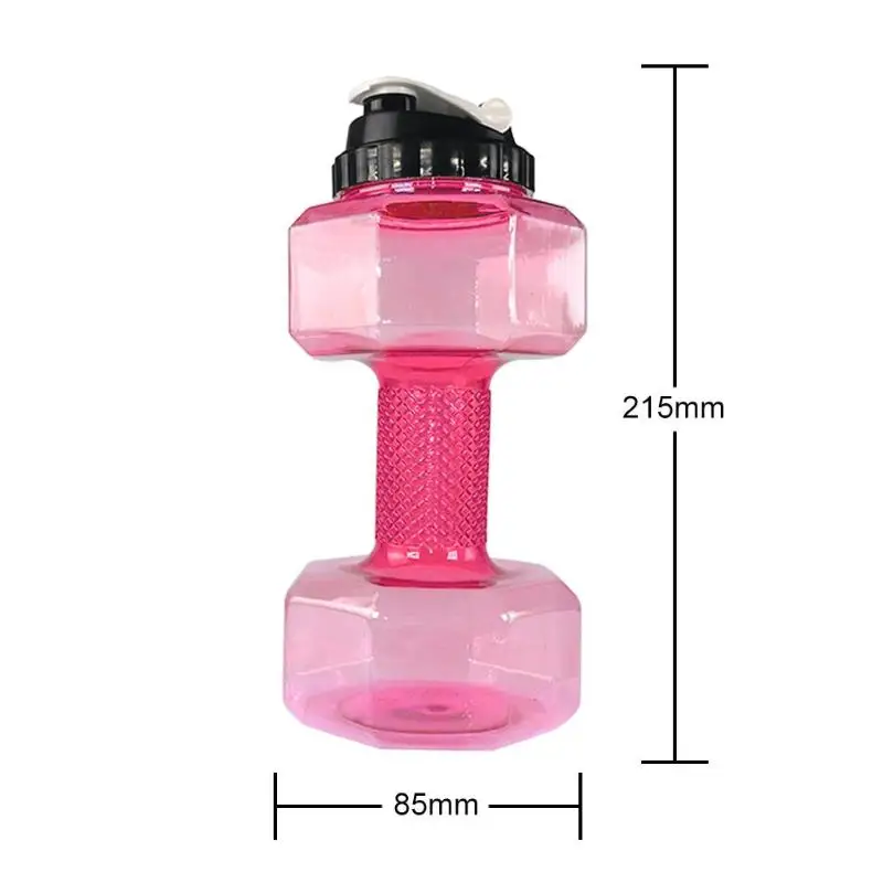 0,5/л большая емкость водная гантель бутылка для спортзала фитнеса спорта на открытом воздухе герметичная простая в использовании бутылка для воды BPA бесплатно