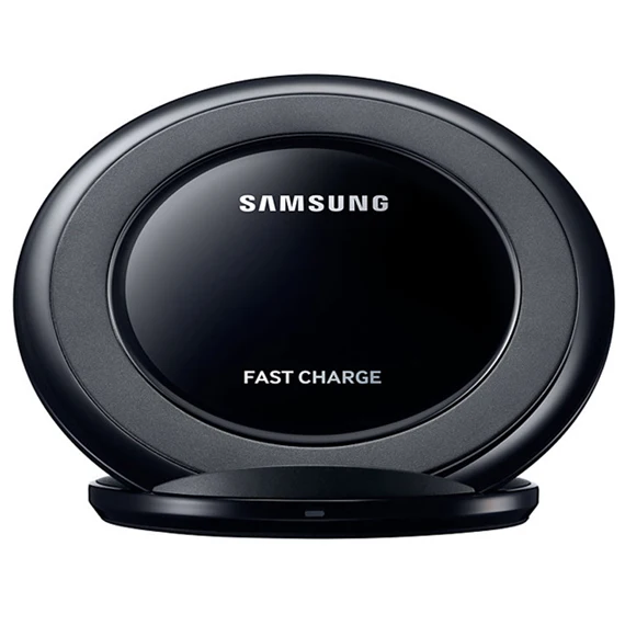 Samsung Оригинальное QI Беспроводной зарядник Быстрая зарядка EP-NG930 для Galaxy S7 Edge S10 S7 S8 плюс S10+ S9 Note 8 Note 9 Примечание 10 плюс - Тип штекера: Black