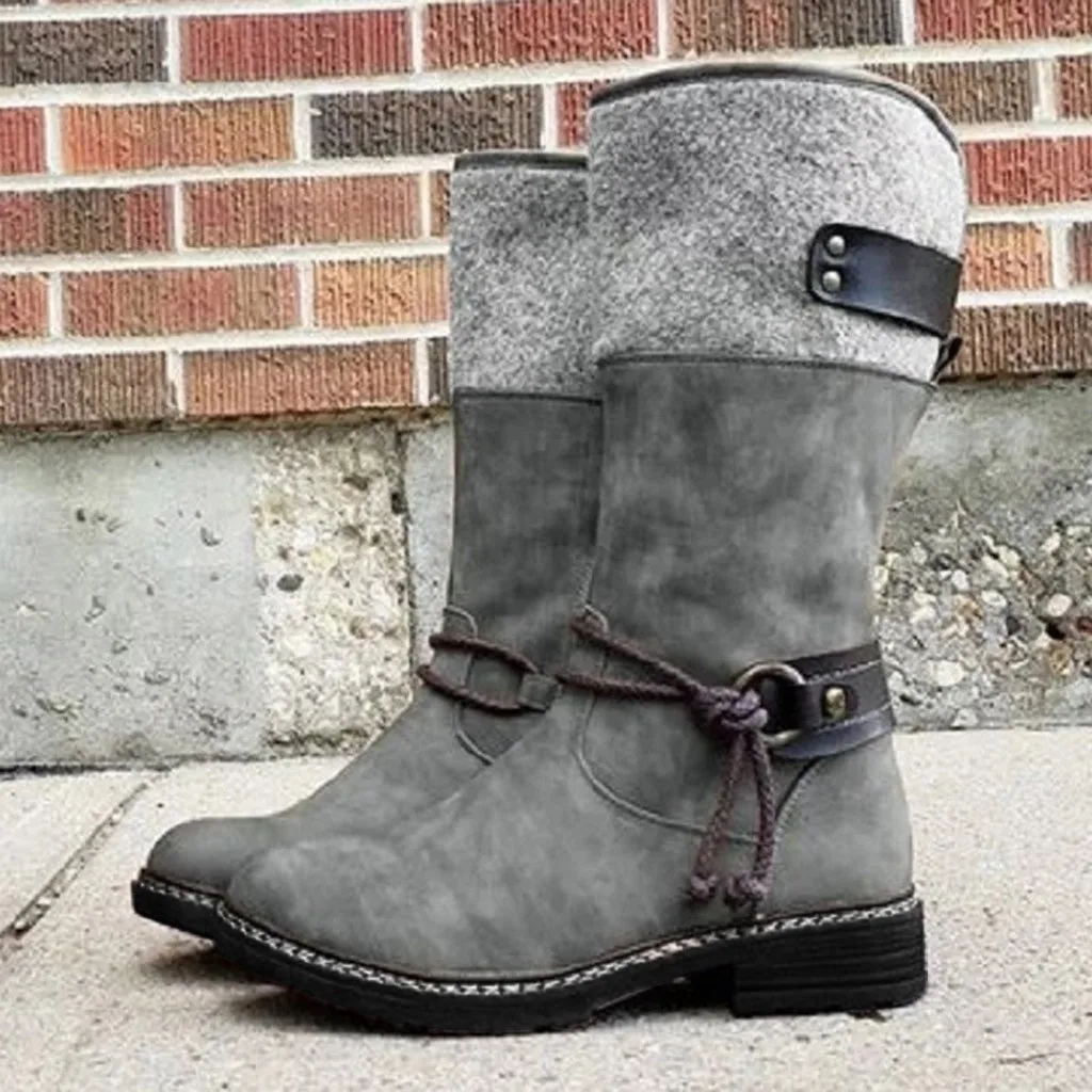Обувь; женские модные ботинки; zapatos de mujer; сапоги до колена; женские модные пикантные теплые зимние сапоги на высоком каблуке с пряжкой