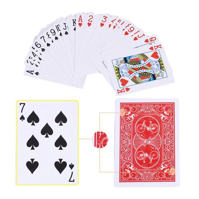 1PC Magic Playing Cards Poker Game Deck Set Magic Card Trick Kid Child Puzzle Toy 1