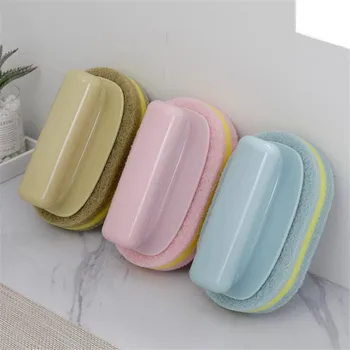 

Strong Decontamination Bath Brush Sponge Tiles Brush Hot Sale Strong Decontamination Bath Brush Kitchen Cleaning Tools