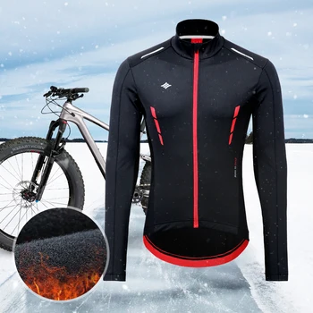 

Santic Men Cycling Jackets Winter Fleece Thermal Windbreaker MTB Coat Bike Jacket Warm Breathable Reflective Asian Size K9M5112R