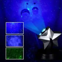 Звездные звезды, светильник Twi Sky, новинка, Ночной светильник, Лампа для проектора, светодиодный лазерный светильник с регулируемой яркостью, мигающая атмосфера, подарок для детей