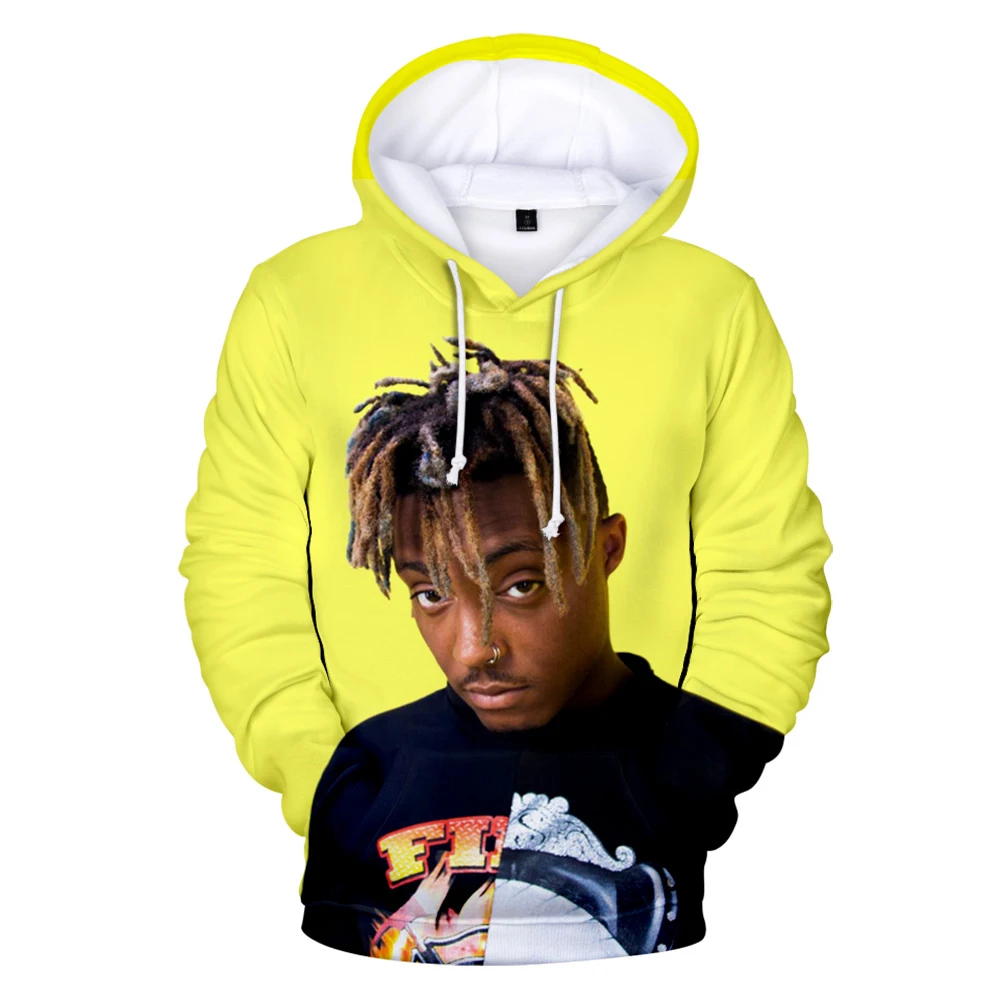 Juice Wrld 3D толстовки для мужчин и женщин Новая мода популярная худи Juice Wrld 3D печать толстовка с капюшоном в стиле хип-хоп уличные пуловеры толстовки