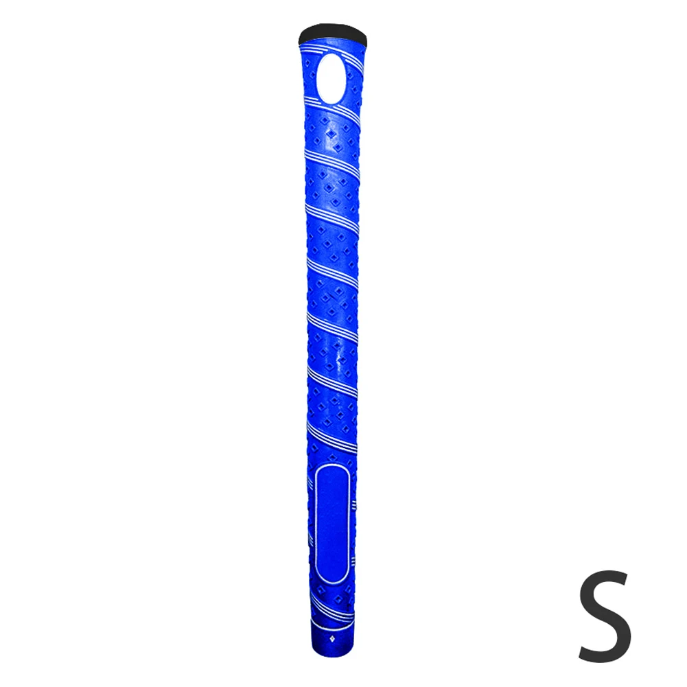 Blue S Новая многосоставная резиновая клюшка для гольфа, рукоятка с пистолетным контуром, рукоятка для гольфа в мире, технология резьбы, мягкая супер стабильность - Цвет: Blue S