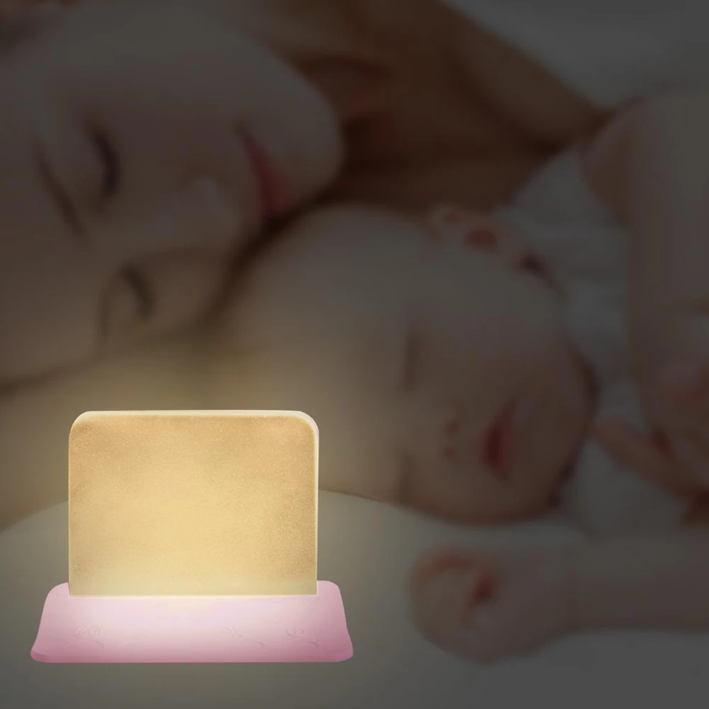 Домашний декор подставка USB интерфейс спальня трогательный сенсор светодиодный светильник спальный ночник таймер прикроватный ПВХ детская комната Рабочий стол