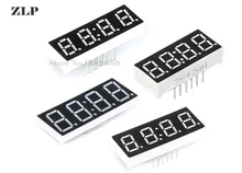 Tube numérique LED 0.28/0.36/0.4/0.56/0.8 pouces, affichage 2 bits, 3 bits, 4 bits, horloge, Anode courante, Cathode, 0.8 pouces, 7 segments Led, bricolage, panneau rouge
