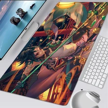 

Genshin Impact Mouse Pad Anime Gamer Mousepad Xxl 900x400 Mouse Mat Keyboard Desk Mat Table Carpet Mausepad Computer Laptop Pad