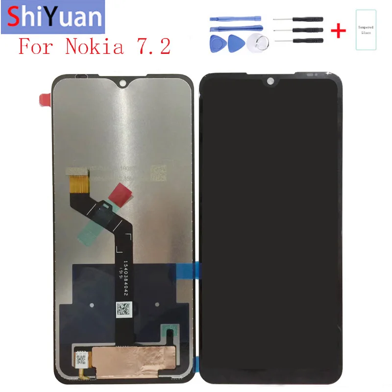 

Original 6.3"For Nokia 7.2 LCD Display Touch Screen Digitizer Assembly Replacement For Nokia 7.2 TA-1193 TA-1178 TA-1196
