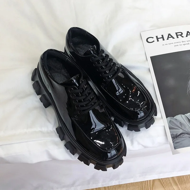 2019 Otono Nuevos Zapatos De Cuero Pequenos Zapatos De Charol Para