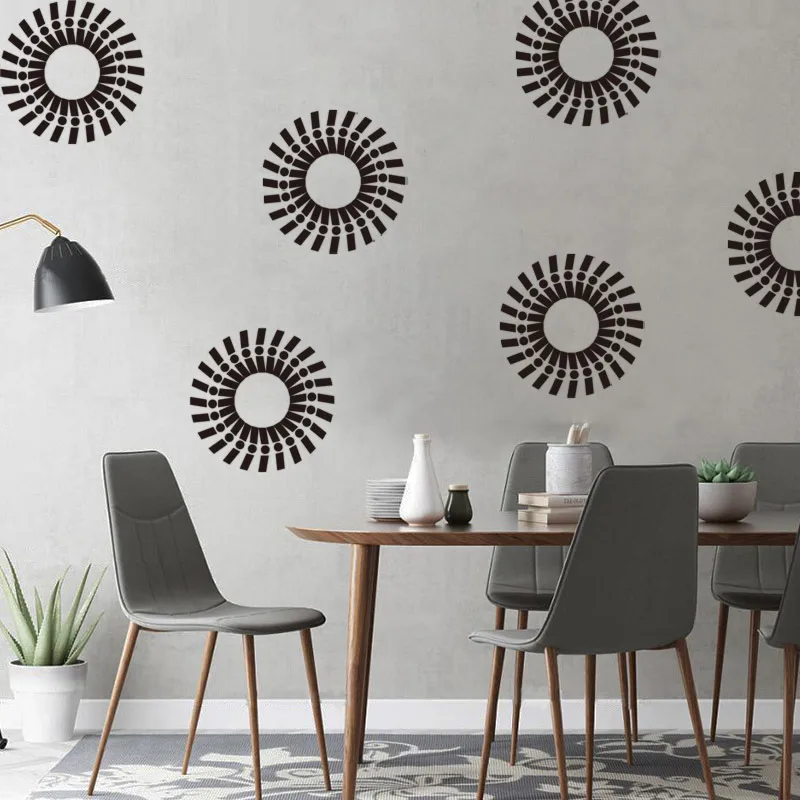 DIY Wall Stickers Design By You Simple Shape Multi Pattern Decor Art