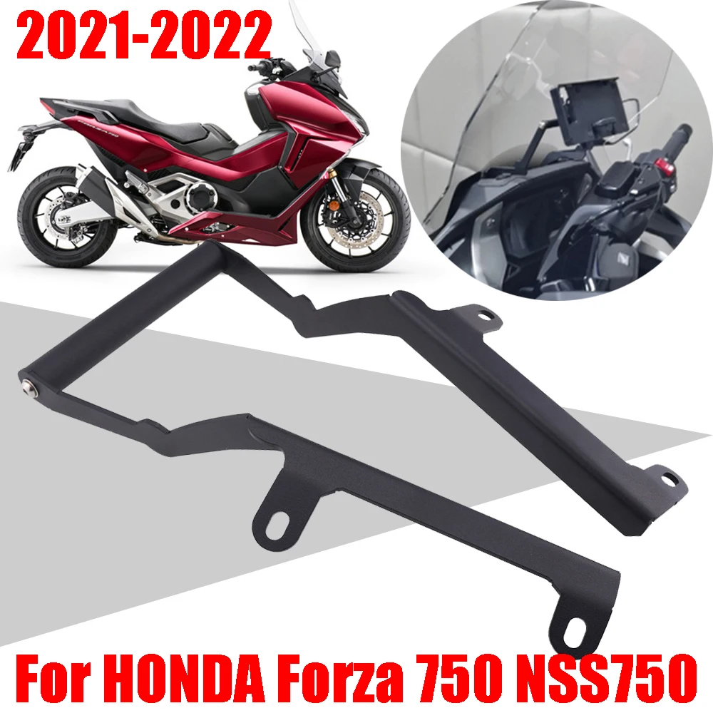 Soporte GPS Y Teléfono Para Honda Forza 750 (2021-2024) | Sujeción Firme En Aleación De Aluminio | Ajuste Horizontal/Vertical | Instalación Fácil