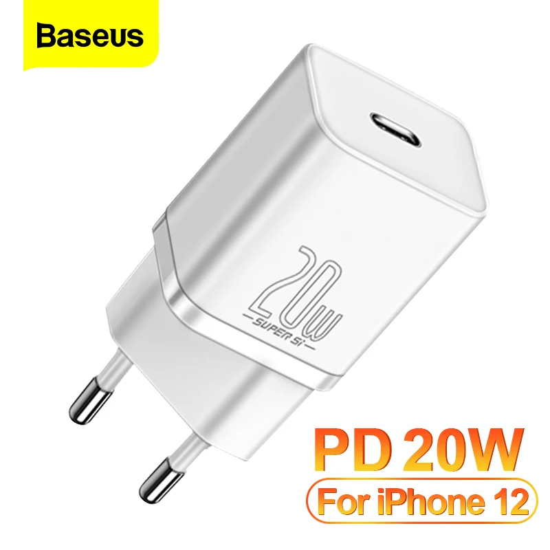 Baseus pd 20w carga rápida qc3.0 qc usb tipo c carregador de carregamento rápido para iphone 12 pro samsung xiaomi parede carregador do telefone móvel